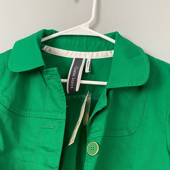 Guess Green Short Sleeve Blazer - Picture 6 of 8